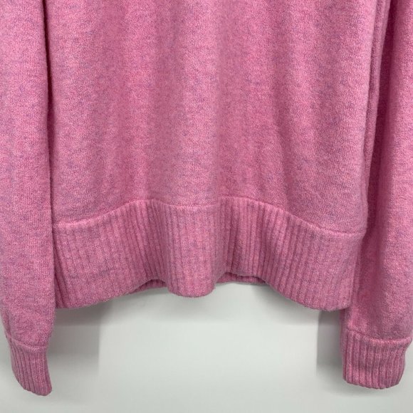 J.Crew Sweater Pink Crew Neck Pullover Long Sleeve Wool Blend - Picture 5 of 10